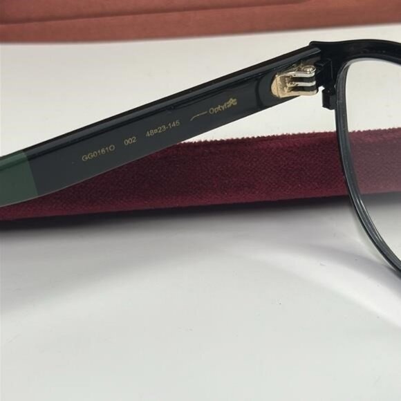 Gucci Black Classic Eyewear Frames - Picture 3 of 11